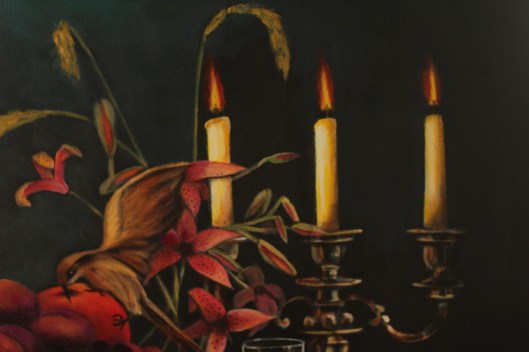 Detail from " The Moon is a Cantaloupe"